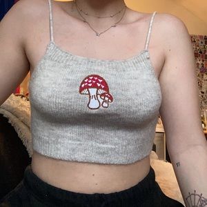 Mushroom Crop Top